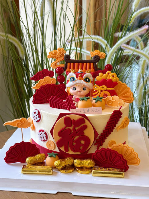 国风宝宝周岁蛋糕 商品图0