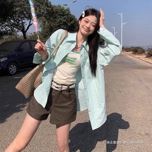 夏日多巴胺衬衫（锁 商品图4