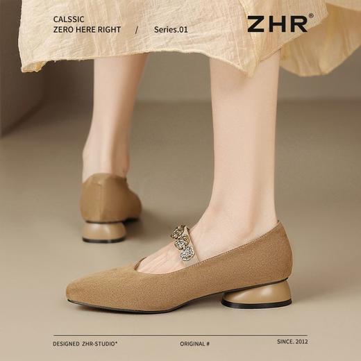ZHR则则法式复古玛丽珍鞋女2025新款春季百搭通勤鞋低跟气质单鞋 商品图8