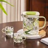 百合花玻璃水壶水杯 商品缩略图0