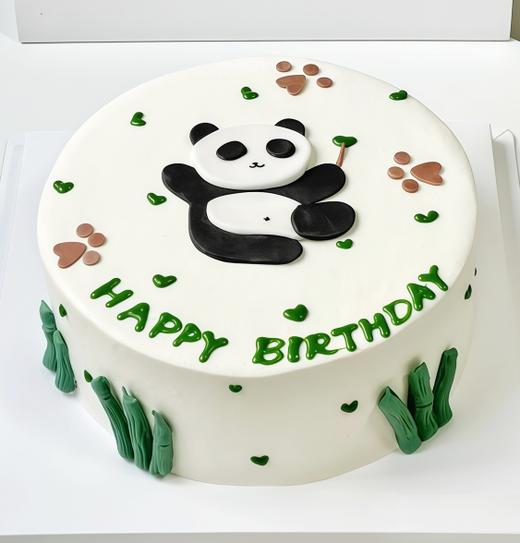 『手绘蛋糕系列』手绘熊猫 商品图0