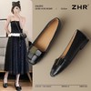 ZHR则则复古浅口单鞋2025新款轻便超软女鞋一脚蹬平底豆豆鞋通勤 商品缩略图0