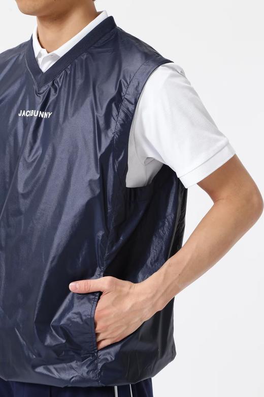 Jack Bunny 高尔夫男士20D斜纹布 三色 防水防风V领套头背心 商品图7