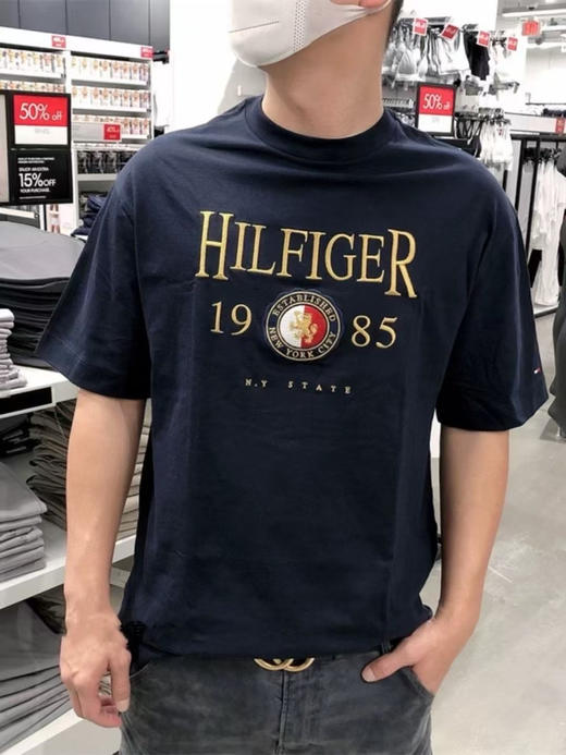 原单正品 Tommy Hilfiger/汤米男装 2025新款夏季男士短袖t恤圆领纯棉半袖金线刺绣休闲打底衫
公司渠道货源，专柜同步在售
尺码M L XL 商品图1