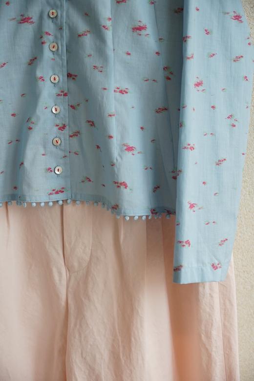 SUSURI 碎花细节感长袖衬衫 商品图12