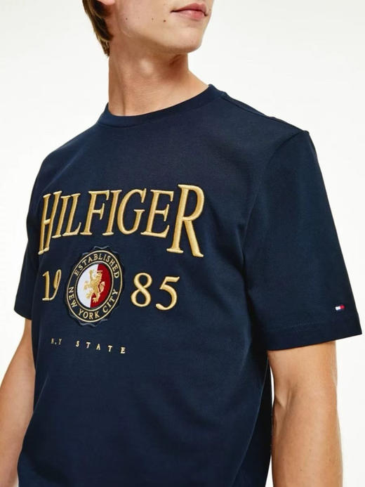 原单正品 Tommy Hilfiger/汤米男装 2025新款夏季男士短袖t恤圆领纯棉半袖金线刺绣休闲打底衫
公司渠道货源，专柜同步在售
尺码M L XL 商品图0