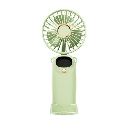 新款usb手持风扇迷你便携折叠小风扇数显办公室学生小电风扇2个装 商品图5