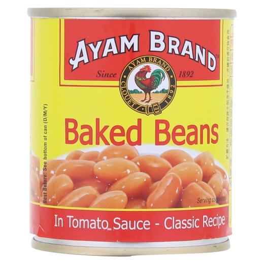 雄鸡标 蕃茄汁焗豆罐头 230g/罐 商品图1