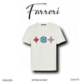 驴家 白色三花T恤