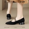 ZHR则则法式复古玛丽珍鞋女2025新款春季百搭通勤鞋低跟气质单鞋 商品缩略图7