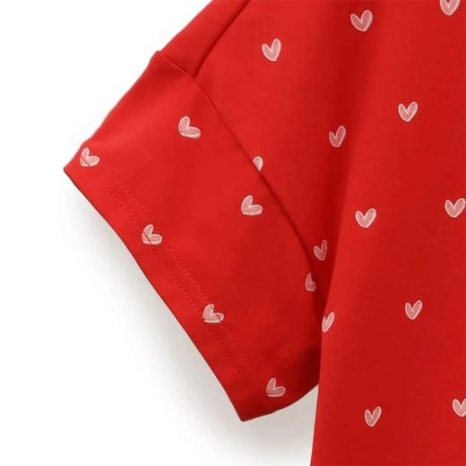 Callaway卡拉威高尔夫女士爱心系列满印lo go短袖衬衫弹力 商品图4