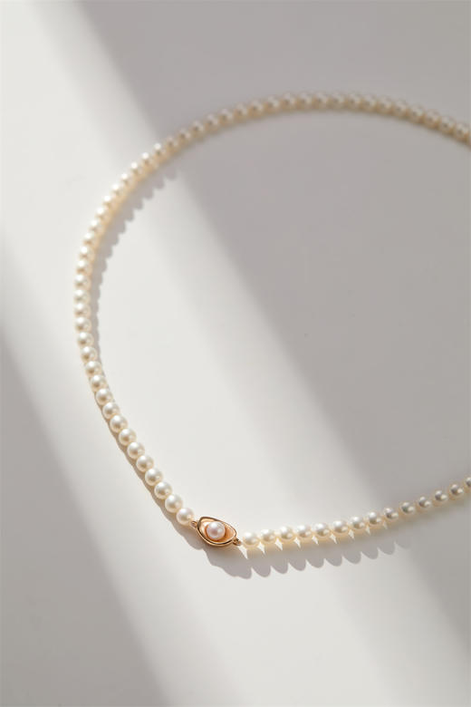 pearl moments珍刻  日富一日（珍珠元宝） 小元宝4号baby珍珠项链 商品图2