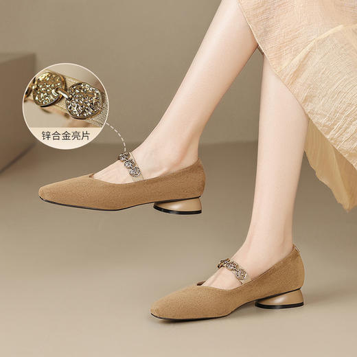 ZHR则则法式复古玛丽珍鞋女2025新款春季百搭通勤鞋低跟气质单鞋 商品图4