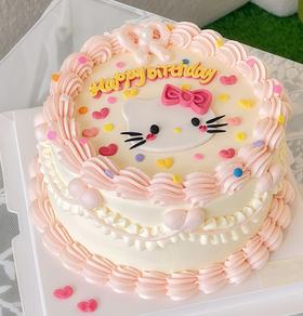 『手绘蛋糕系列』挚爱凯蒂