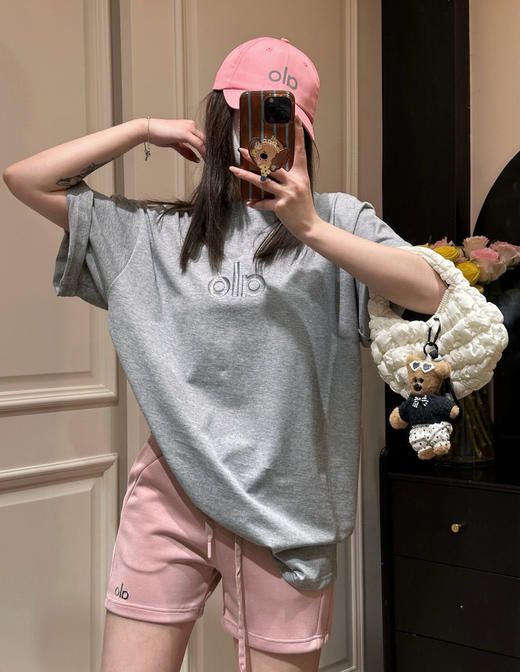 爆火🔥alo tee！反光大标+亮光小标 男女情侣🉑穿 商品图10