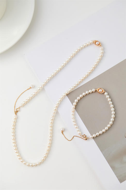 pearl moments珍刻  日富一日（珍珠元宝） 小元宝4号baby珍珠项链 商品图3