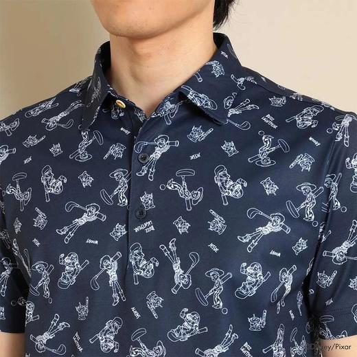 日本卡拉威Callaway 高尔夫男士玩具总动员联名防晒速干短袖polo衫 商品图3