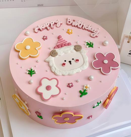 『手绘蛋糕系列』手绘咩咩 商品图0