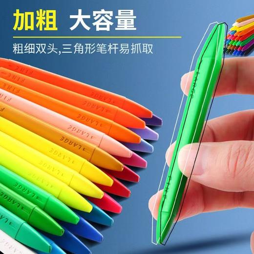 晨光塑料不脏手蜡笔幼儿园安全无毒 商品图3