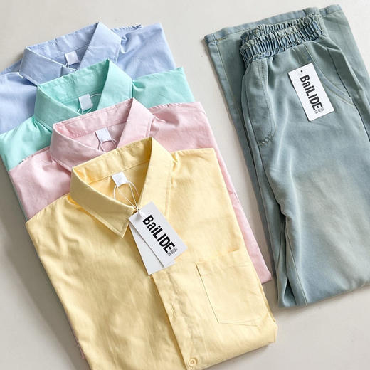 夏日多巴胺衬衫（锁 商品图1