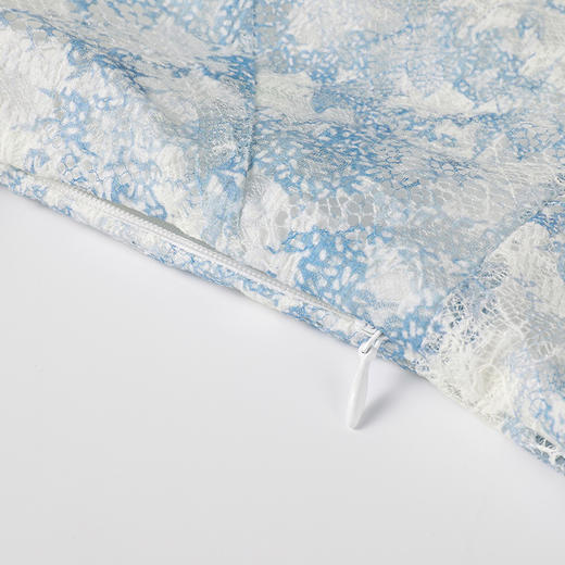 奢姿大码女装2025夏季POLO领气质连衣裙胖妹妹印花设计时尚裙子9952890466 商品图3