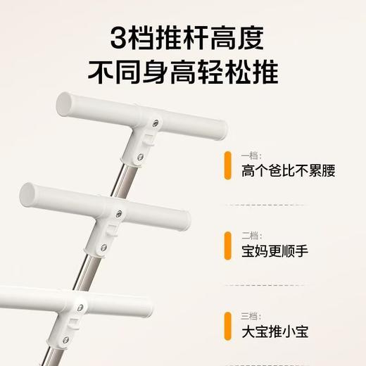 育丁堡婴儿车溜娃神器高景观婴儿推车可坐可躺遛娃神器轻便折叠 商品图7