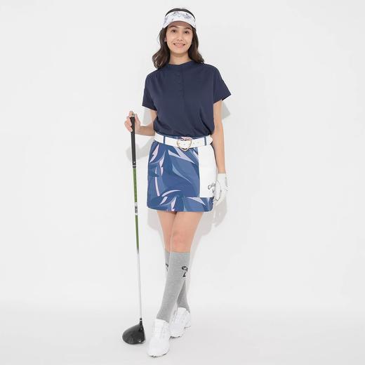 日版高尔夫Callaway1982女士纯色立领短袖凉感200cc透气面料 商品图4