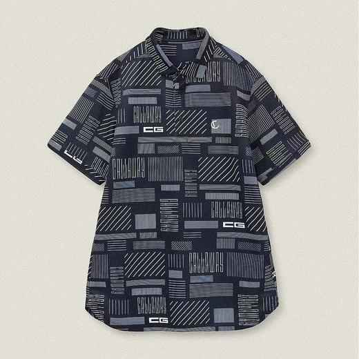 CALLAWAY GOLF 高尔夫 男士 几何印刷C/G JACQUARD短袖衬衫 商品图6