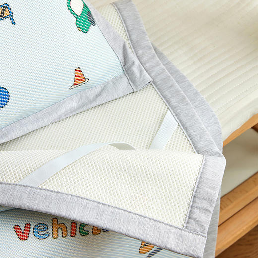 A类儿童冰藤软席  幼儿园专用凉席两件套 商品图5