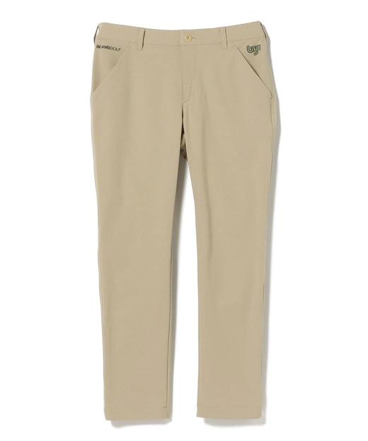 BEAMS 高尔夫 男士经典款 修身直筒斜纹布长裤 商品图5