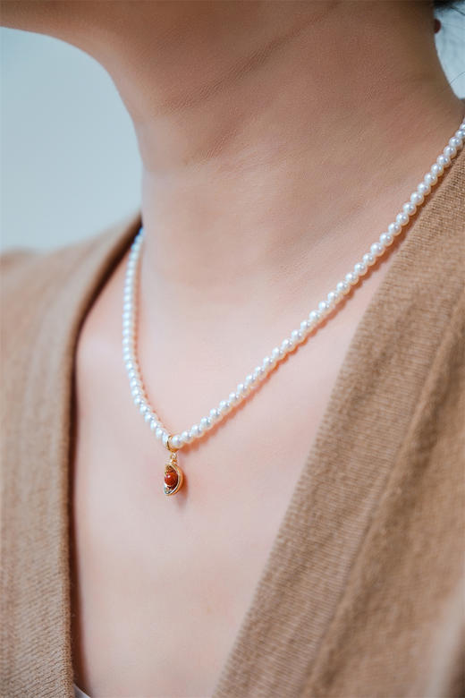 pearl moments珍刻  4号baby珍珠项链 ​（日富一日）小元宝挂坠 商品图6