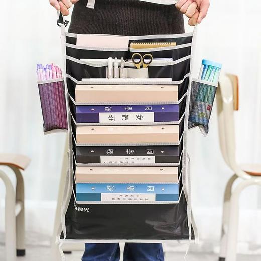 课桌收纳袋初高中生大容量挂书袋 商品图0