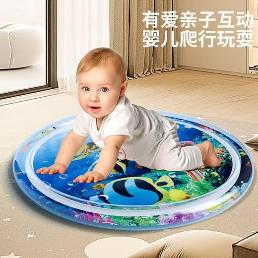 儿童拍拍水垫婴儿宝宝学爬玩具家用训练加厚充气益智爬行引导神器 商品图2