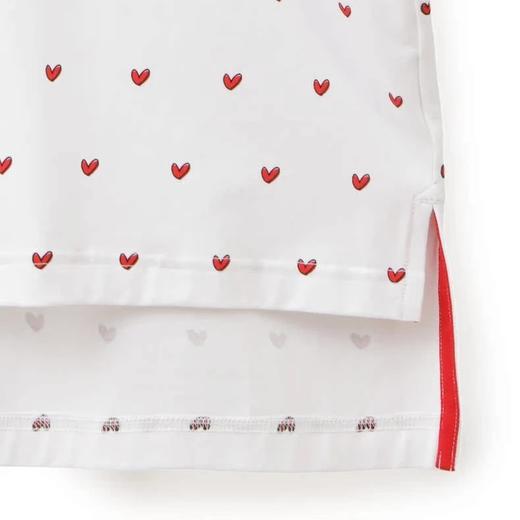 Callaway卡拉威高尔夫女士爱心系列满印lo go短袖衬衫弹力 商品图9