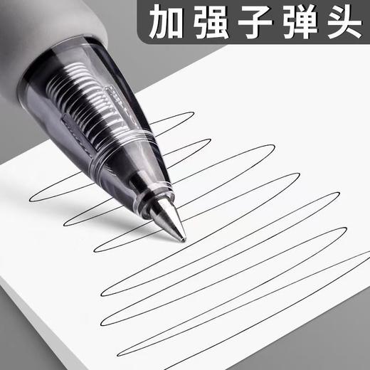 晨光按动笔GP1008签字笔0.5红墨蓝黑色按动式中性笔水笔考试专用 商品图3