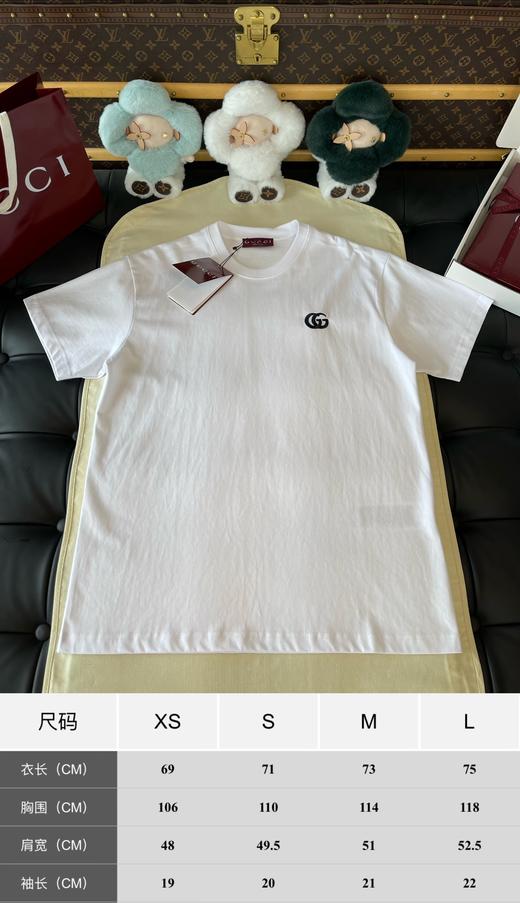 G家 双G刺绣小标短袖 商品图1