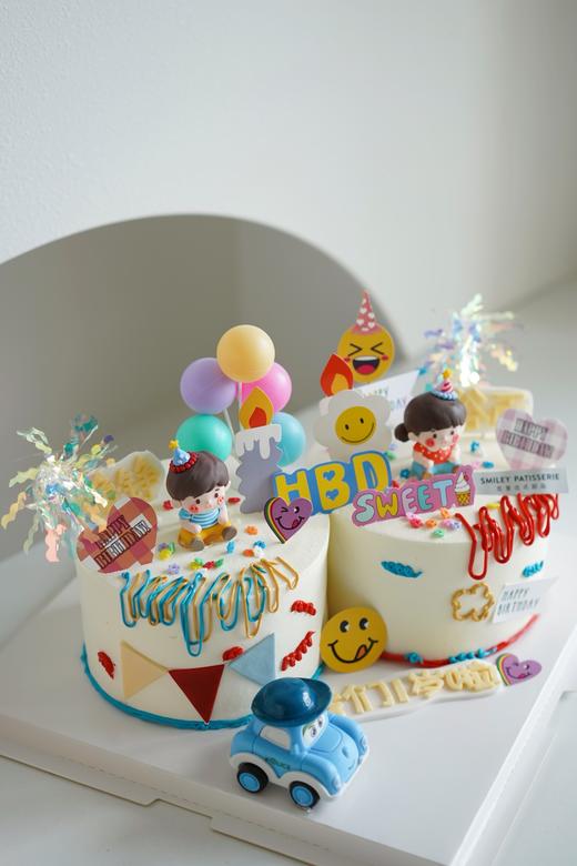 主题奶油蛋糕 | 鲜果原味奶油 - 龙凤胎 商品图1