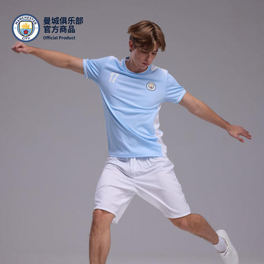 【官方正版】曼城俱乐部 | 浅蓝速干T恤吸湿速干夏日清新环保纱线 商品图2