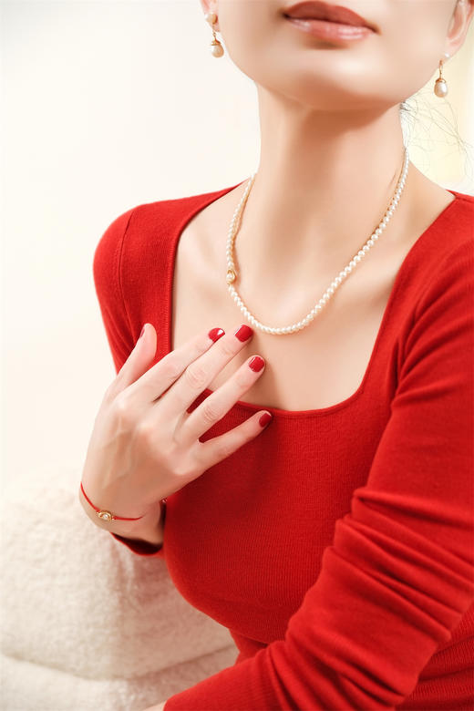 pearl moments珍刻  日富一日（珍珠元宝） 小元宝4号baby珍珠项链 商品图6