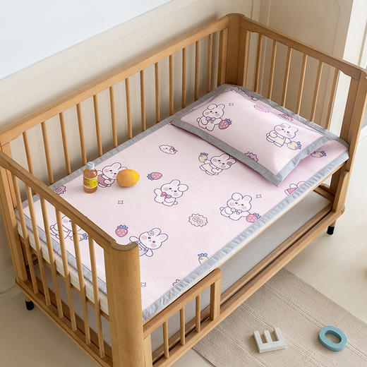 A类儿童冰藤软席  幼儿园专用凉席两件套 商品图9