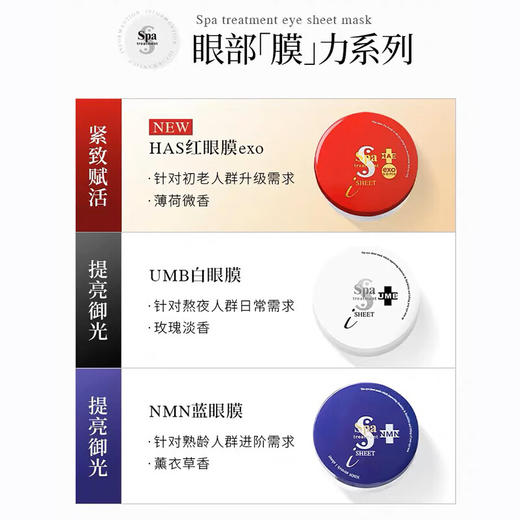 蛇毒（Spa treatment）蛇毒红眼膜新版60枚熬夜淡化眼纹紧致眼周补水保湿 商品图6