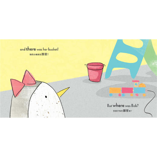 中英双语丢失的小桶 巴布和弗洛系列精装海豚绘本花园幼儿英语早教有声读物儿童英文启蒙图画故事书幼儿园硬壳0-1-2-3-4-5-6岁 商品图4