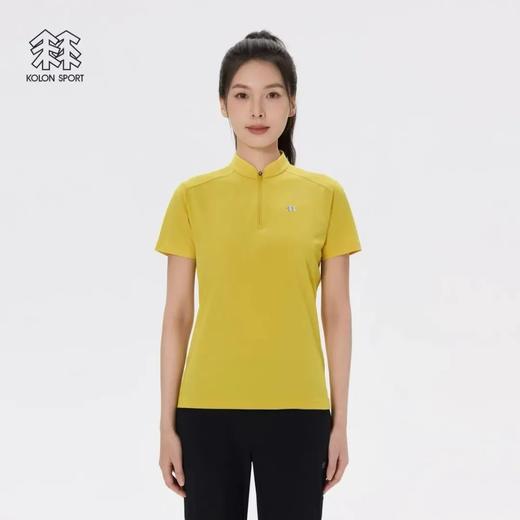 可隆女士半拉链短袖吸湿速干T恤 商品图2