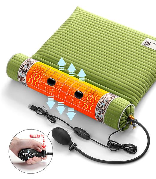 😍母亲节实用党看这里！138🉐到手❗王享多功能震动按摩荞麦枕❗✅家用充气按摩加热枕✅一个枕头全家可用🔺枕套可轻松拆卸，双层设计，隐形拉链…… 商品图5