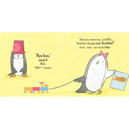 中英双语丢失的小桶 巴布和弗洛系列精装海豚绘本花园幼儿英语早教有声读物儿童英文启蒙图画故事书幼儿园硬壳0-1-2-3-4-5-6岁 商品图2