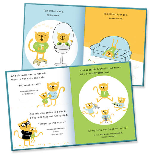 中英双语许愿要小心平装点读版儿童英文英语启蒙故事书幼儿3-6岁幼儿园宝宝婴儿早教读物 商品图2