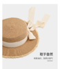 🌸超气质的【法式度假风平顶草帽】！🌈约会度假就戴它！ 明星同款蝴蝶结平顶草帽💯 ✅帽身细密编织，不易变形，挺阔透气 ✅中帽檐设计，显脸小，气质优雅！ 商品缩略图3
