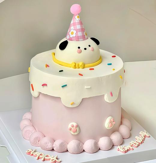 『手绘蛋糕系列』祝福小狗 商品图0