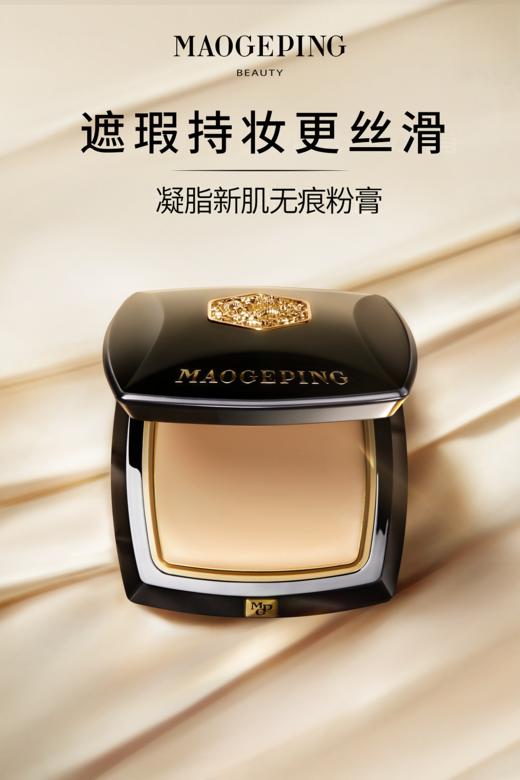 毛戈平凝脂新肌无痕粉膏4g蚕丝粉膏浓缩型粉底液细腻 商品图1