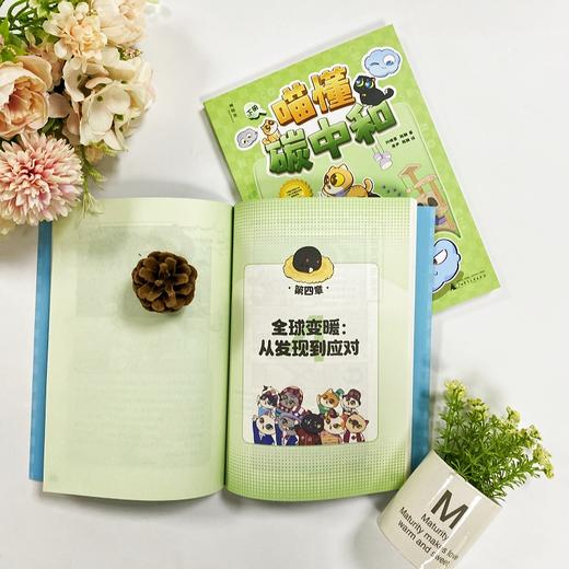 【独秀书香卡】神秘岛·奇趣探索号  喵懂碳中和（上下册） 青少年 青少年读物 青少年科普 商品图5